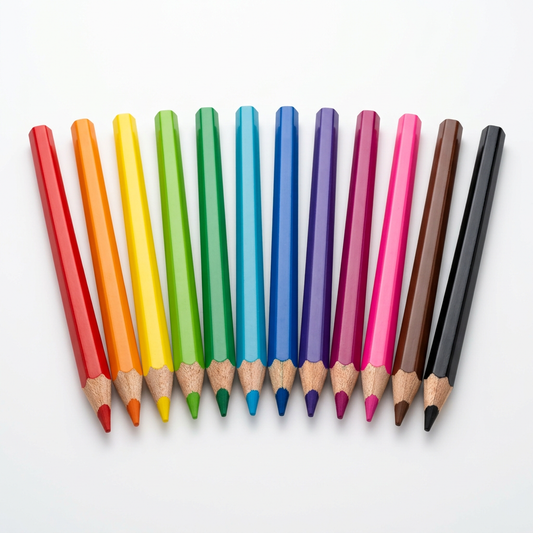 Color Voyage colored pencil set on a white background