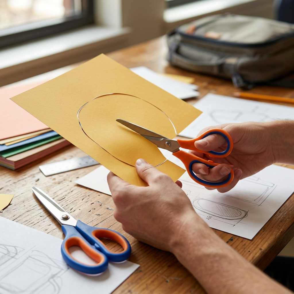 Craft scissors classroom project use concept