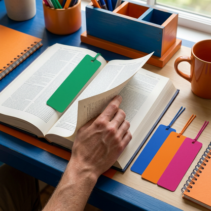 Page Compass bookmark self-study reading concept