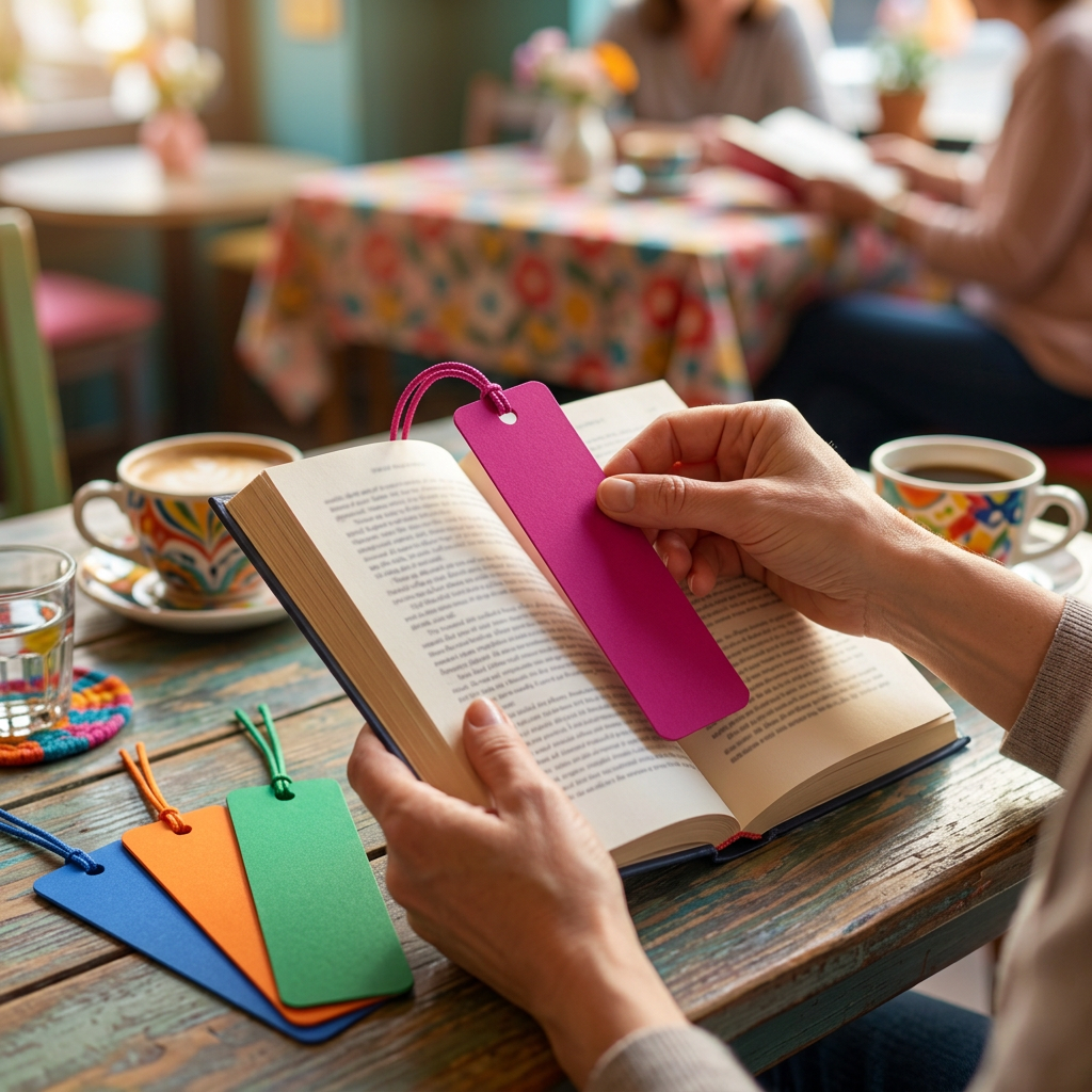 Page Compass bookmark book club reading concept