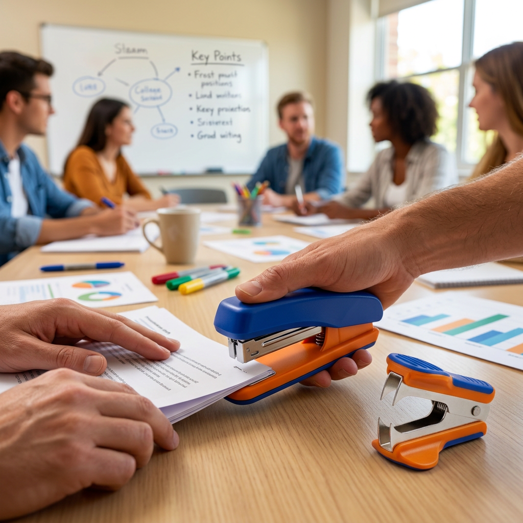 Stapler classroom group project concept