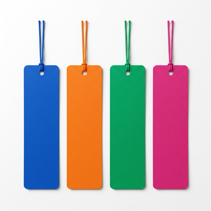 Page Compass colorful bookmark set concept on white background