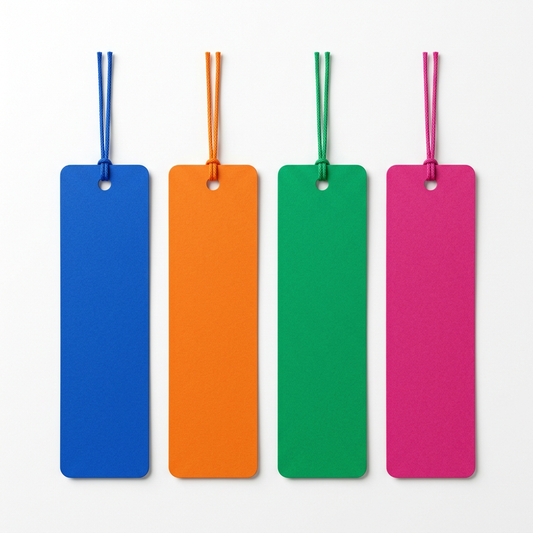 Page Compass colorful bookmark set concept on white background
