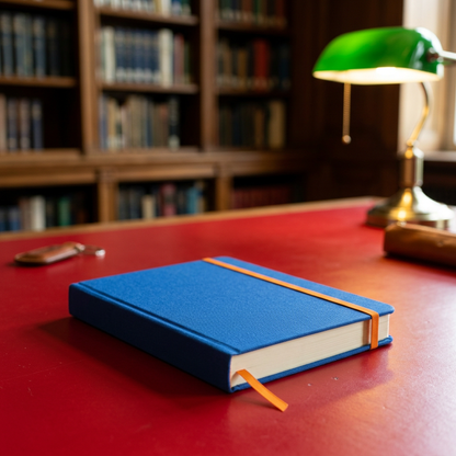 Colorburst Everyday Notebook in Cobalt Blue & Tangerine Orange — A Bright Companion for Journaling, Notes & Creative Ideas