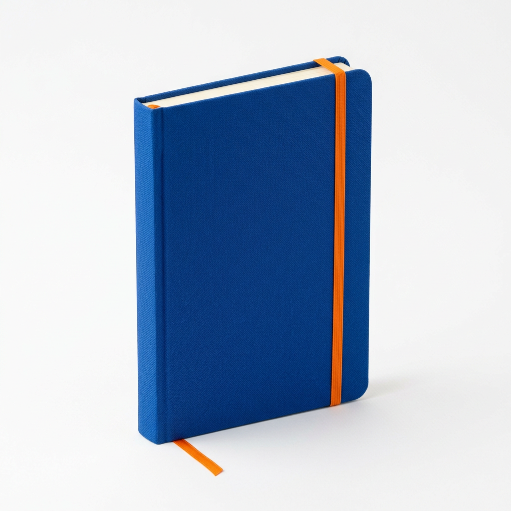 Colorburst Everyday Notebook in Cobalt Blue & Tangerine Orange — A Bright Companion for Journaling, Notes & Creative Ideas