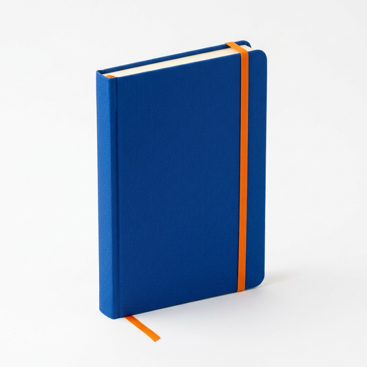 Colorburst Everyday Notebook in Cobalt Blue & Tangerine Orange — A Bright Companion for Journaling, Notes & Creative Ideas