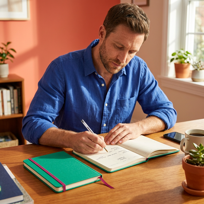 Next Chapter Undated Planner for Weekly Plans, Daily Goals & Personal Reflection