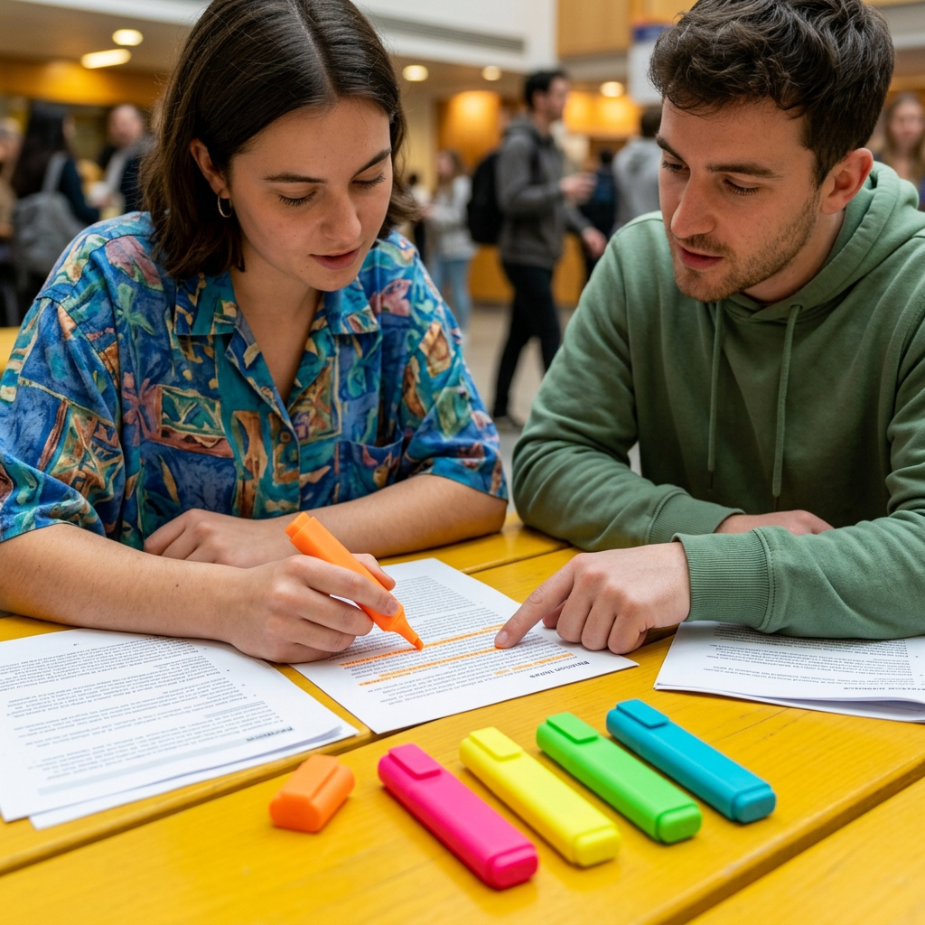 Prism Study Highlighter Set for Reading, Revision & Color-Coded Notes