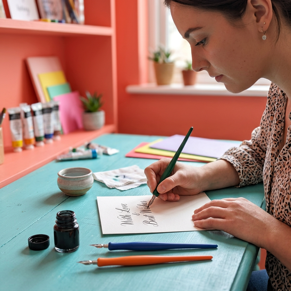 Lettercraft Calligraphy Set for Lettering Practice & Handwritten Cards