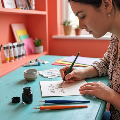 Lettercraft Calligraphy Set for Lettering Practice & Handwritten Cards