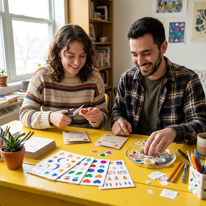 Creative Spark Sticker Set for Cards, Collages & Study Projects
