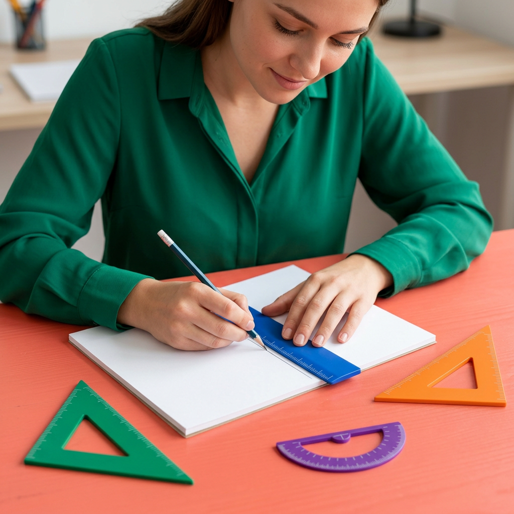 Shape Studio Ruler & Drawing Tool Set for Study, Sketches & Layouts