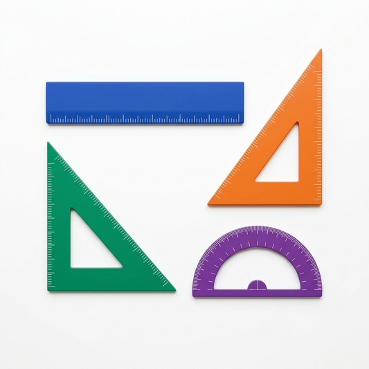 Shape Studio Ruler & Drawing Tool Set for Study, Sketches & Layouts