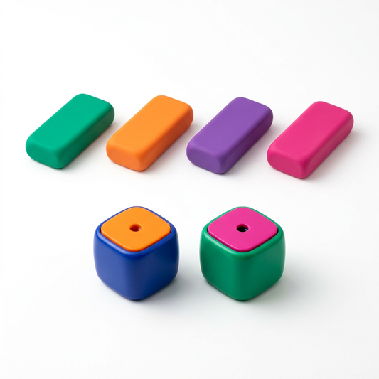 Fresh Start Eraser & Sharpener Set for Study Notes & Creative Sketches